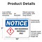 Signmission Non-Hazardous Materials Only OSHA Notice Sign, Plastic, 10in W x 7in L, 2PK OS-2PACK-NS-P-710-L-15071 - alternate 4